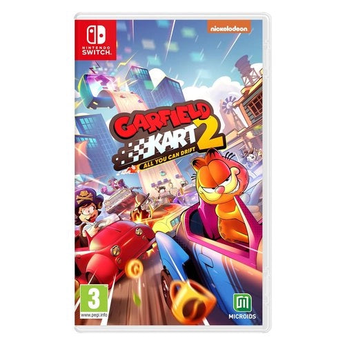 Videogioco microids 1179842 switch garfield kart 2 all you can drift