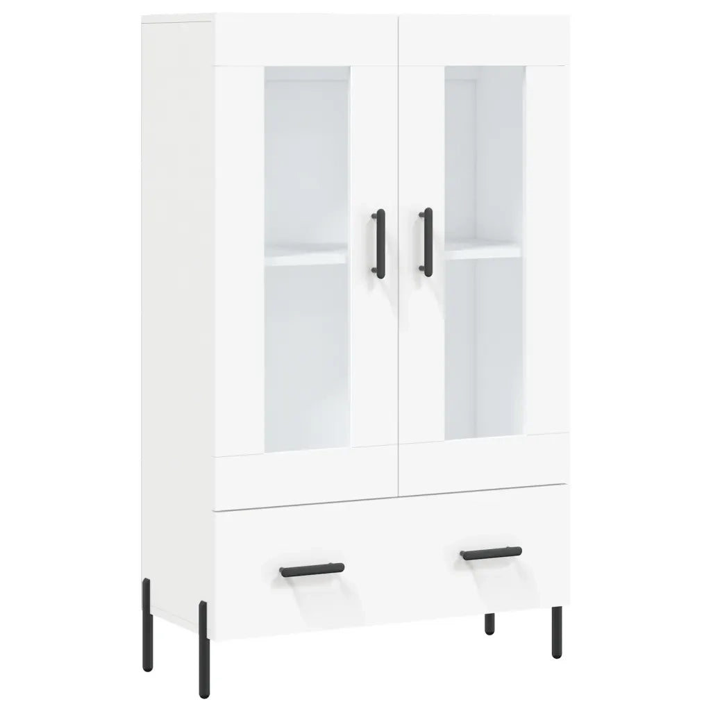 vidaXL Credenza Bianca 69,5x31x115 cm in Legno Multistrato