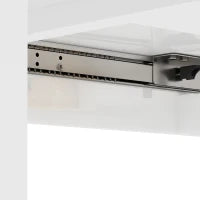 Tavolo da Pranzo Allungabile per 4-6 Persone con Pannelli a Ribalta, in Legno, 120-160x80x78 cm, Bianco