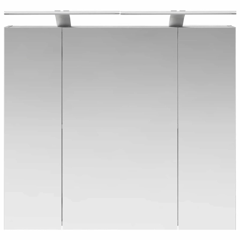Mobiletto per specchio da bagno Grigio Sonoma 80 x 14.5 x 70 cm 889116