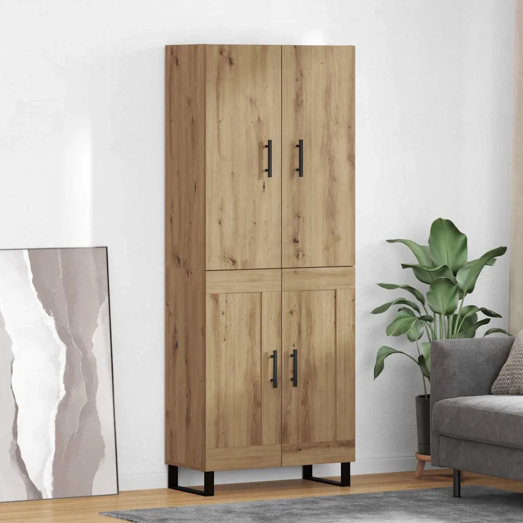 Credenza 2 pcs Rovere artigianale 69,5 x 34 x 180 cm 3416038