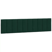 Cuscino Testiera Hanko Verde Scuro 200 cm in Velluto CFW3670367