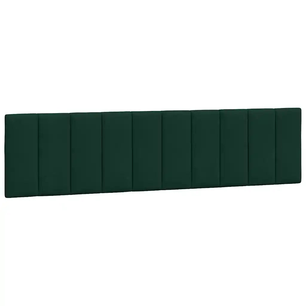 Cuscino Testiera Hanko Verde Scuro 200 cm in Velluto CFW3670367