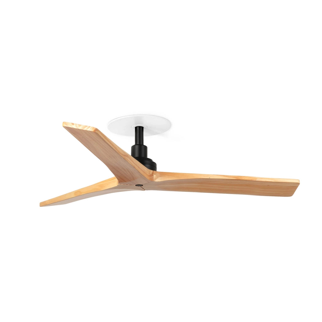 KLIM RECESSED S Ventilatore da soffitto nero/pino