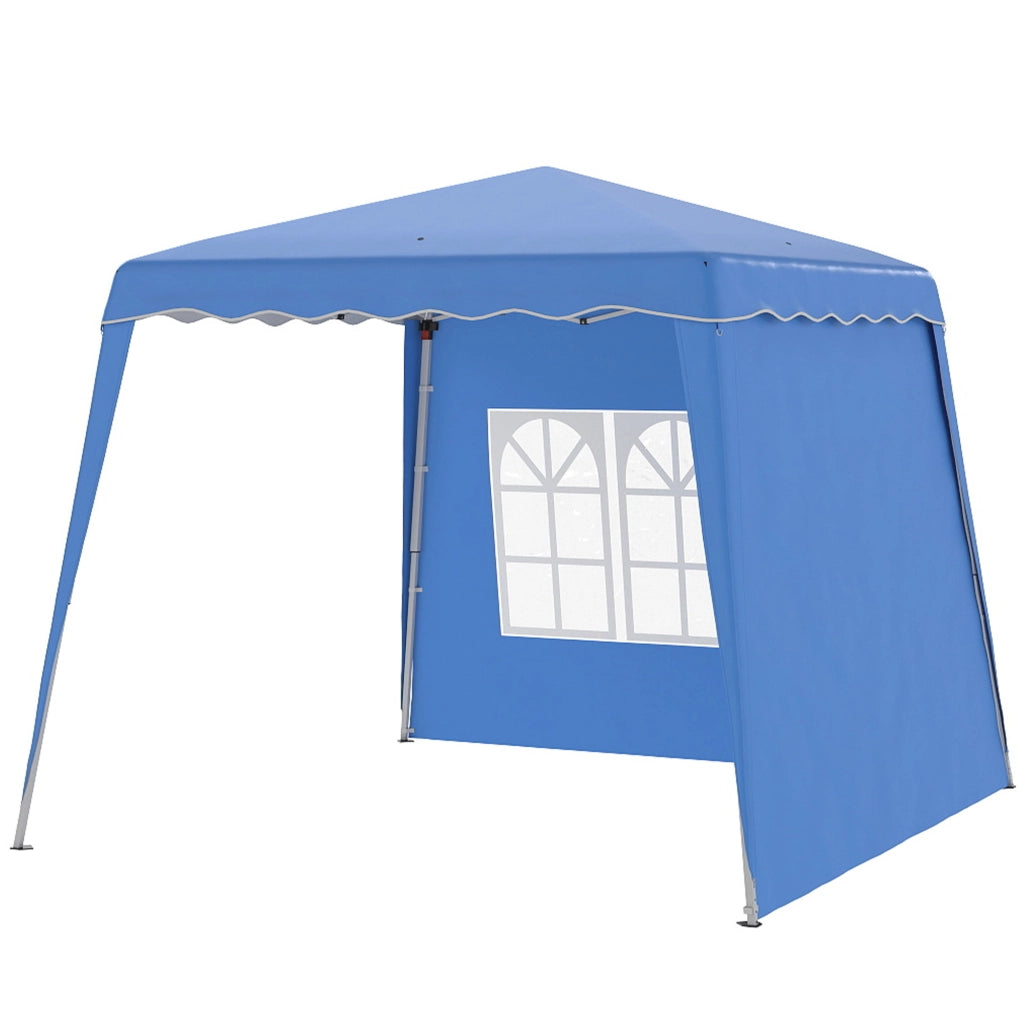 Gazebo da Giardino Pieghevole ¨C zephmum ¨C Blu 289x289x220 cm