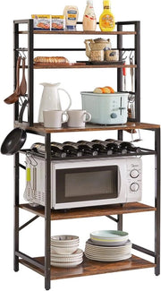 Pannello multifunzionale da cucina - ripiano per forno - 6 pannelli - marrone-nero
