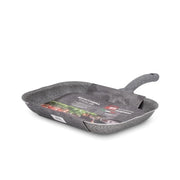 Bistecchiera Antiaderente Stone 2 Becchi 24 x 34 cm Accademia Mugnano
