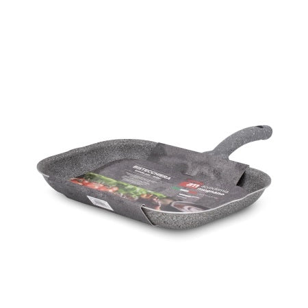 Bistecchiera Antiaderente Stone 2 Becchi 24 x 34 cm Accademia Mugnano