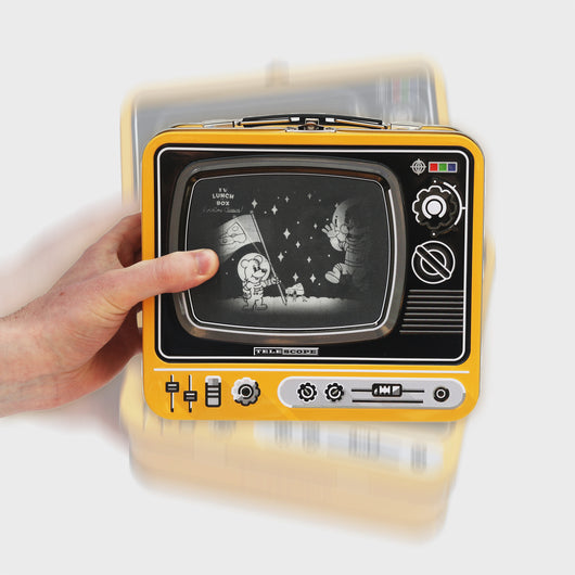 Lunch Box TV Retrò con Animazione