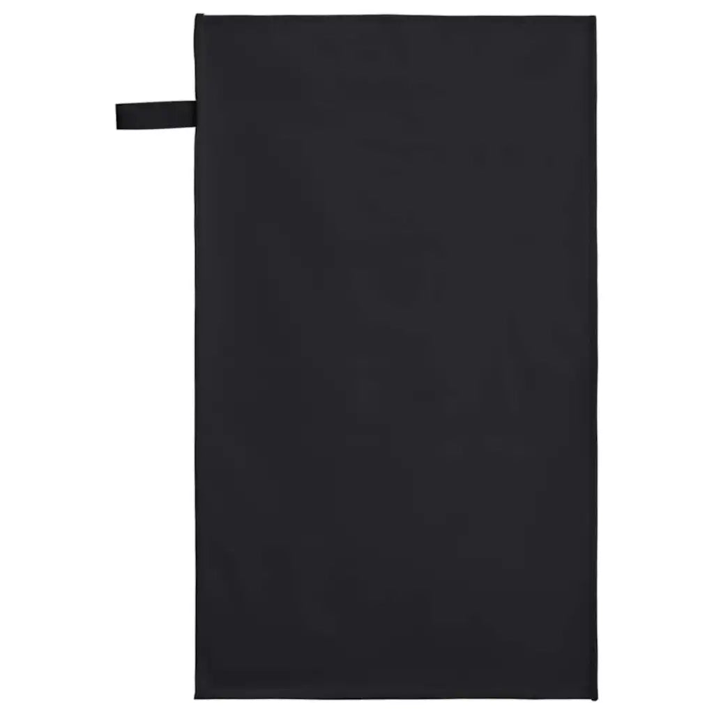 Asciugamani Sportivi 2 pcs Nero 50 x 30 cm 42011457