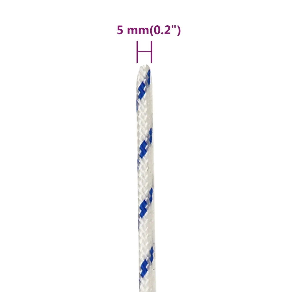 Corda per barca Bianca 5 mm 25 m in Polipropilene 152279