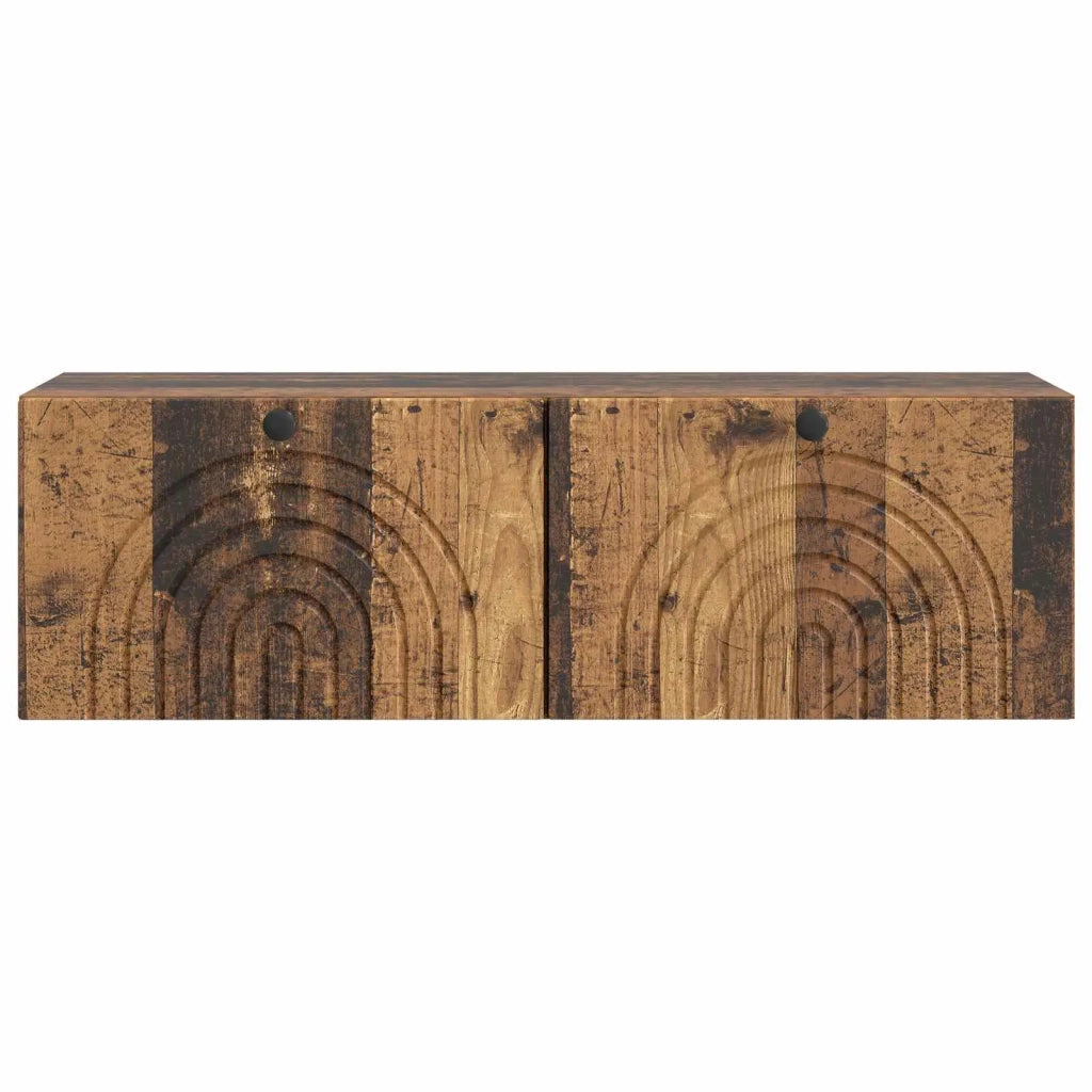 Mobile Porta TV da Muro Legno antico 98 x 31 x 30 cm