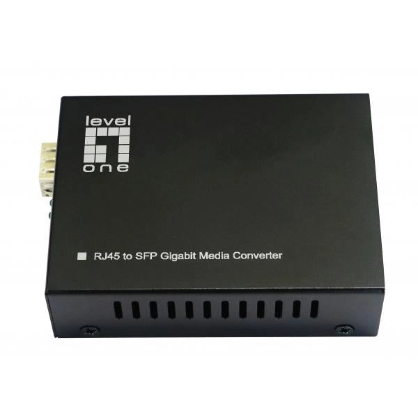 LevelOne Convertitore multimediale Gigabit da RJ45 a SFP, 802.3bt 60W PoE PSE, 1000Mbps, IEEE 802.3, IEEE 802.3ab, IEEE 802.3af, IEEE 802.3at, IEEE 802.3bt, IEEE 802.3u, IEEE 802.3x, IEEE..., Veloce Ethernet, Gigabit Ethernet, 10.100.1000 Mbps, 100BA...
