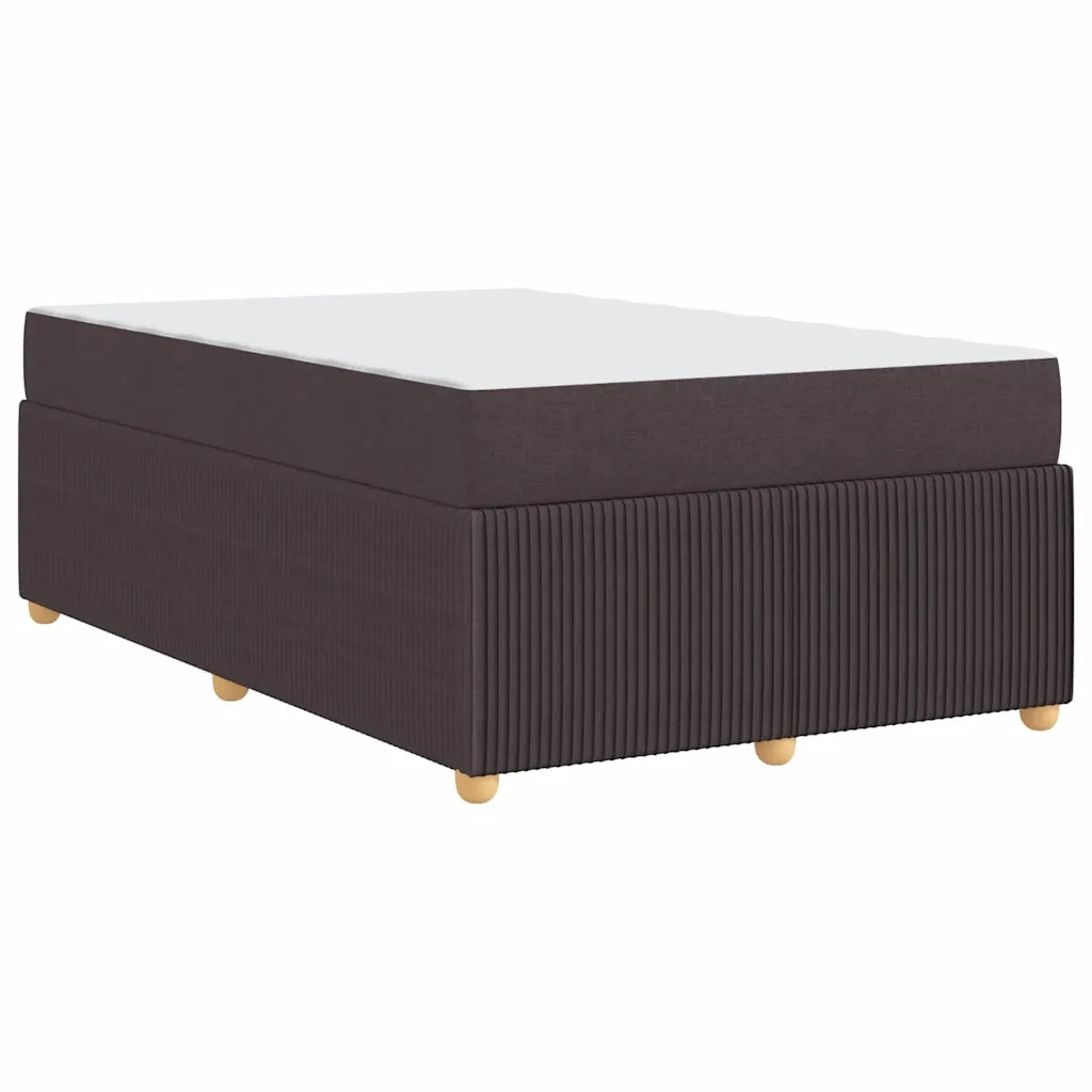 Struttura del letto Marrone Scuro 120 x 200 cm Tessuto
