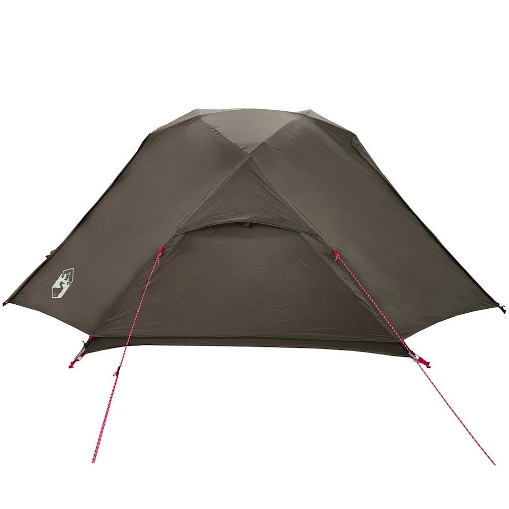 Tenda da Pesca per 5 Persone Marrone Impermeabile