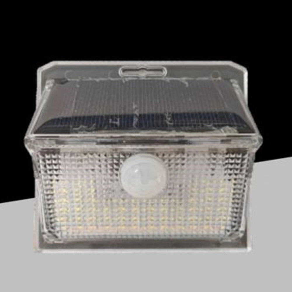 Trade Shop - Applique Solare Con Sensore Lampada Da Parete Led Giardino Luce 3000k+6500k Ip65 Ewa-02t-f -