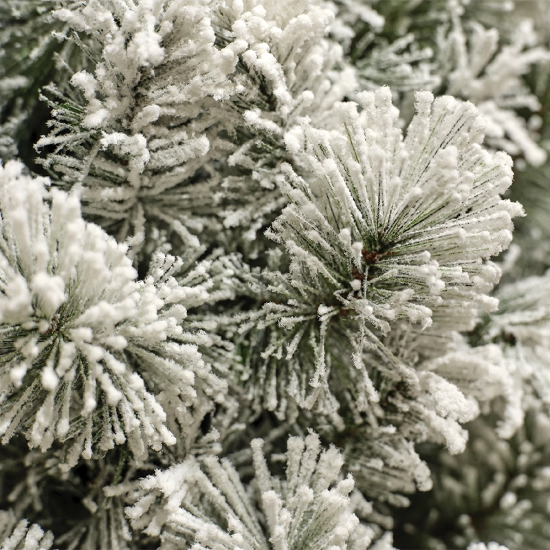 Albero di Natale Vancover innevato H 180 x 102 cm