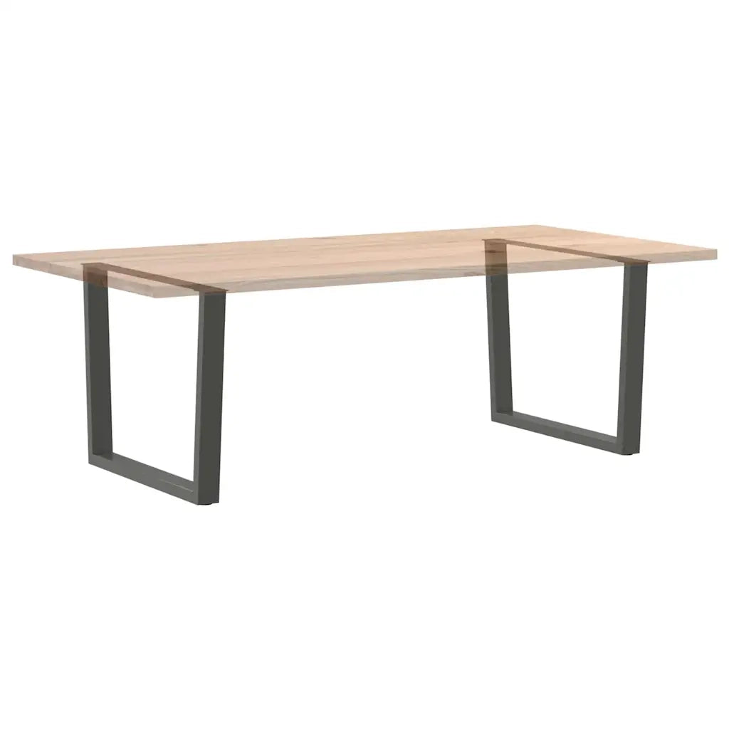 Gambe per tavolo da pranzo a forma di V 2 pz Antracite 100x(72-73,3) cm Acciaio