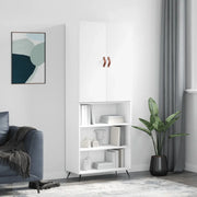 Credenza Bianca 69,5x34x180 cm in Legno Multistrato 3196043