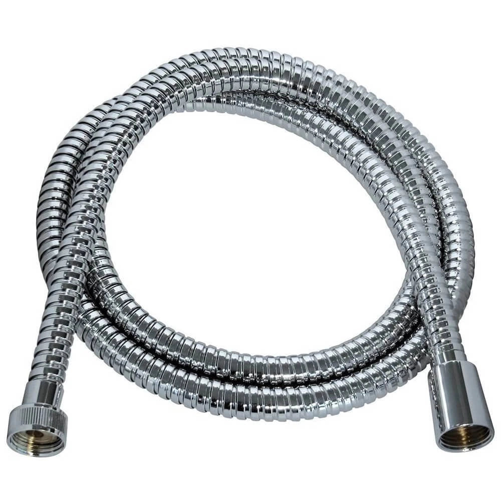 Tubo per doccia flexo flessibile allungabile in acciaio inox da 150 a 200 cm