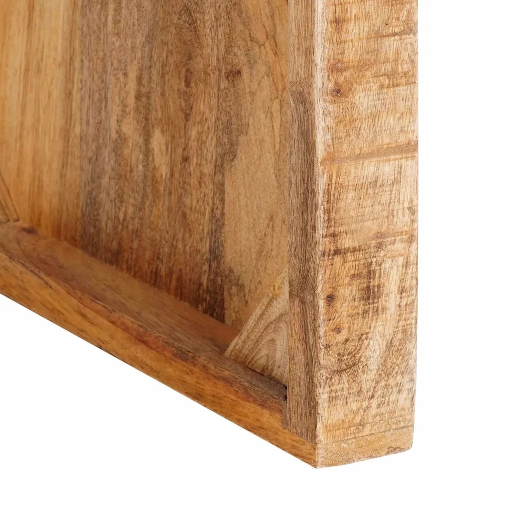 vidaXL Tavolino Marrone 60 x 35 x 45 cm legno massello di mango