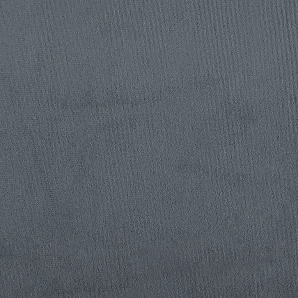 Panca con Cuscini Grigio Scuro 120,5x65x75 cm Velluto CFW2352053