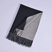 Nuova sciarpa/scaldacollo in cashmere caldo, double face e a tinta unita.