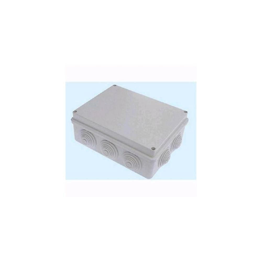 Trade Shop - Scatola Stagna Di Derivazione Passacavi Coperchio Viti 190x140x70mm Ip55 -