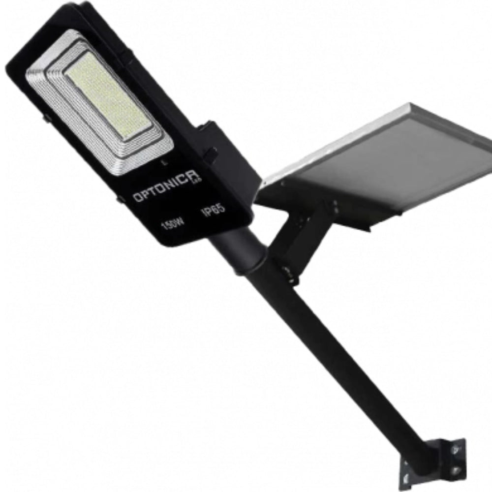 Optonica 9138 lampione led ad energia solare con pannello solare separato con batteria 150 watt