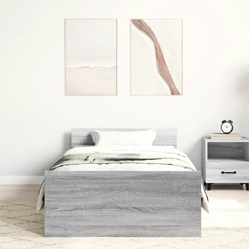 Giroletto Grigio Sonoma 90x200 cm in Legno Multistratocod mxl 131963