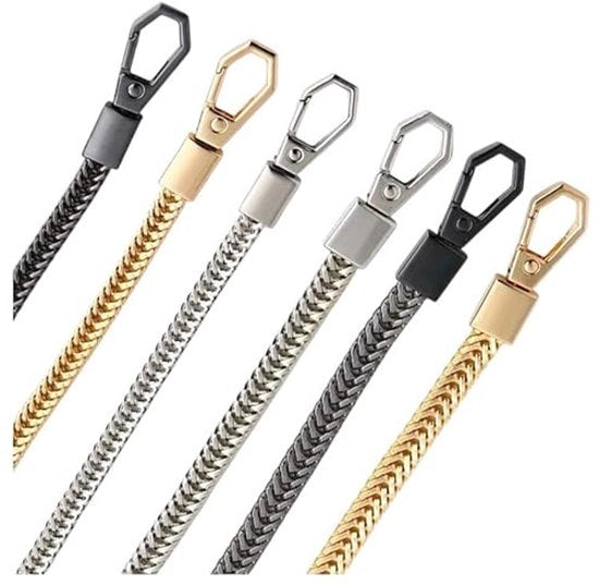 Cavo per spalla, lanyard stile con finitura dorata, nera o argentea, alta qualità