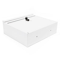 Cassetta postale singola V13, bianca in acciaio zincato verniciato a polvere