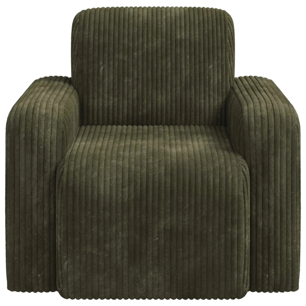 Divano Sedia-Poltrona Verde corduroy