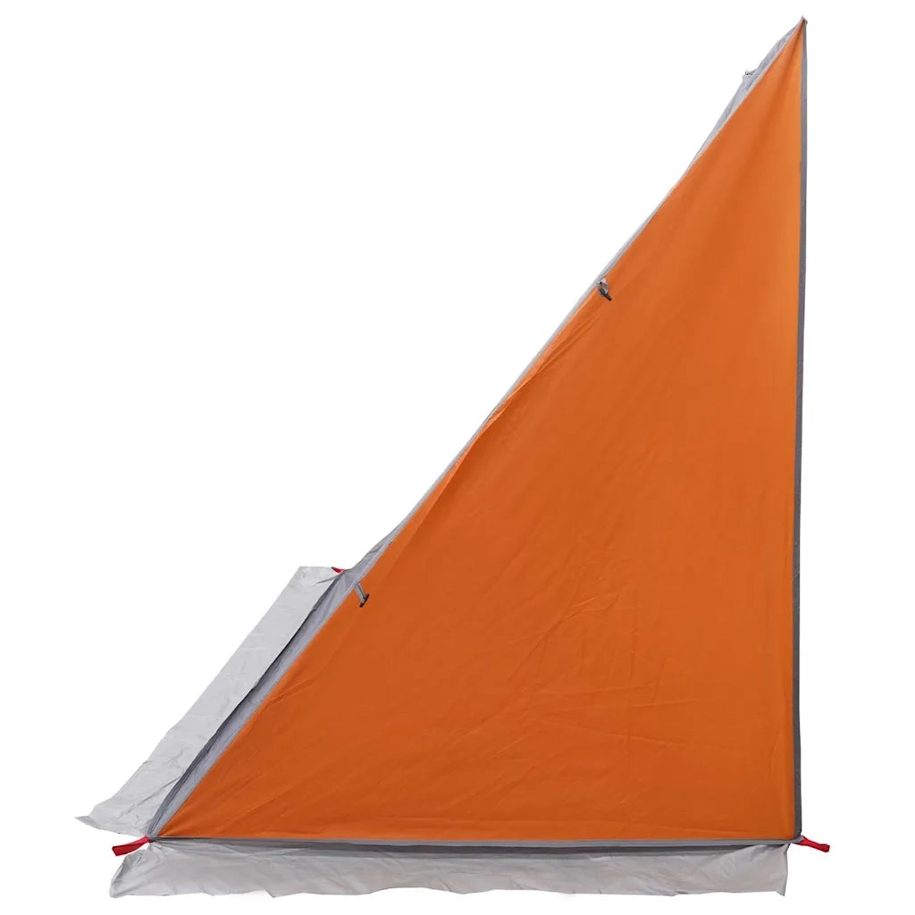 vidaXL Tenda con tetto Altro Grigio e arancione 190 x 150 x 185 cm