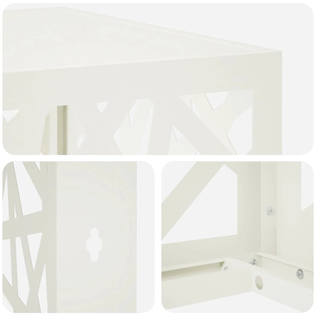 Copertura per condizionatore d'aria Bianco 90 x 40 x 60 cm 8014151
