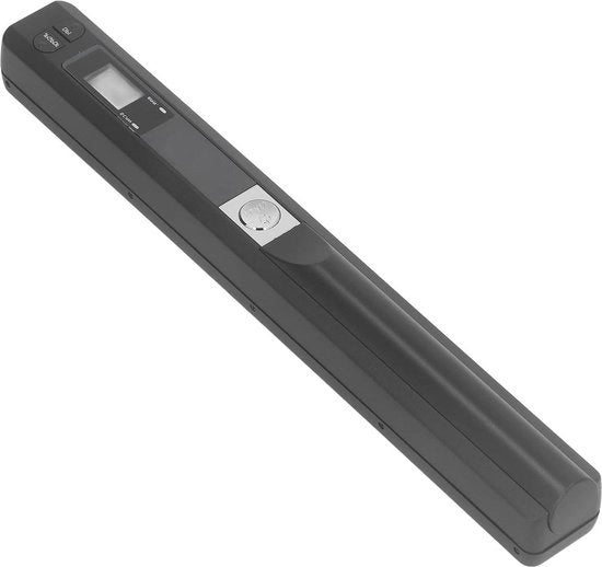 Scansionatore Portatile - Scansiona velocemente foto scanner 900 DPI formato JPG PDF - Facile da collegare per carta A4 (Nero)