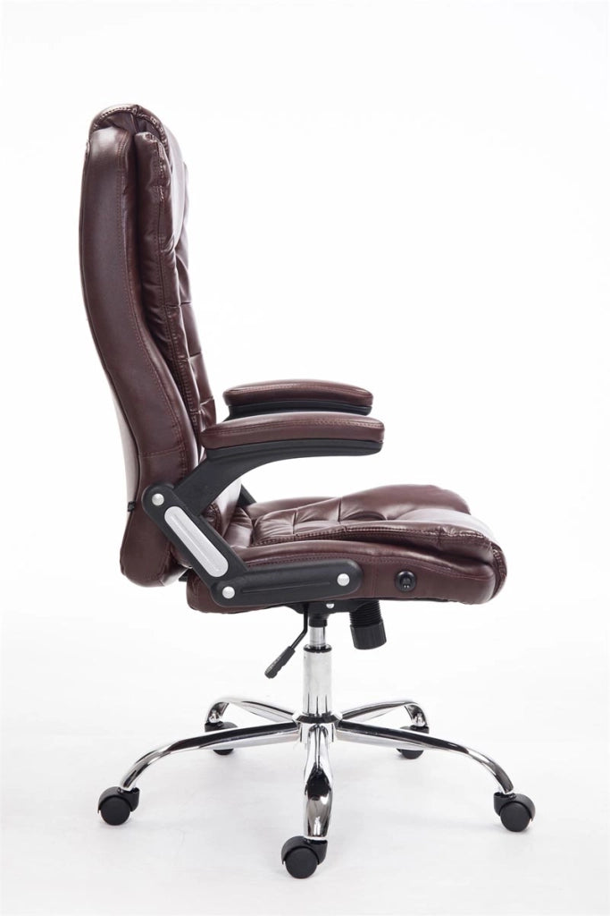 Sedia da ufficio Thor in similpelle bordeauxrot