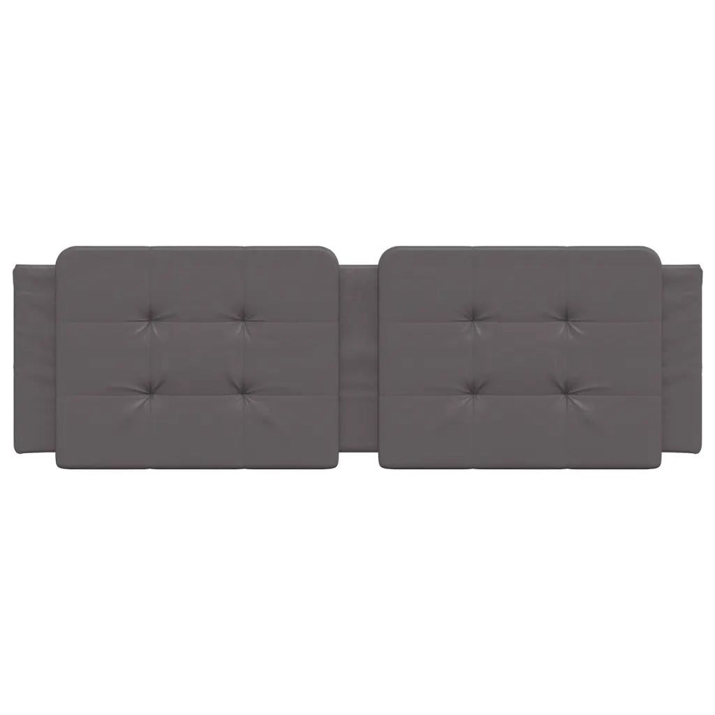 Cuscino Testiera Grigio 160 cm in Similpelle