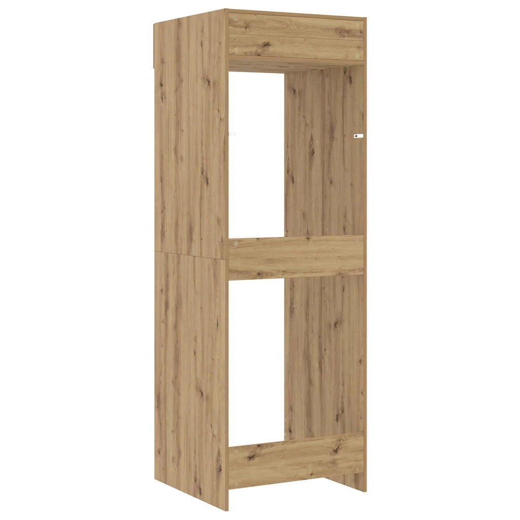 Mobiletto per lavatrice Rovere artigianale 67,5 x 68 x 200 cm 3422791
