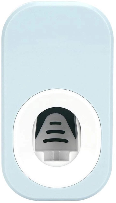 Dispensatore di Pasta da Dentifricio Automatico - Montaggio a Parete - Senza Mani - Imprigionato all'Acqua - ABS - Blu/Bianco - 122g - Ospite per Pasta da Dentifricio