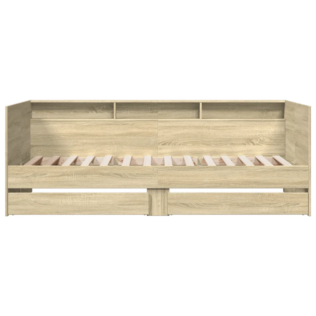 Divano Letto con Cassetti senza Materasso 75x190 cm 3280862