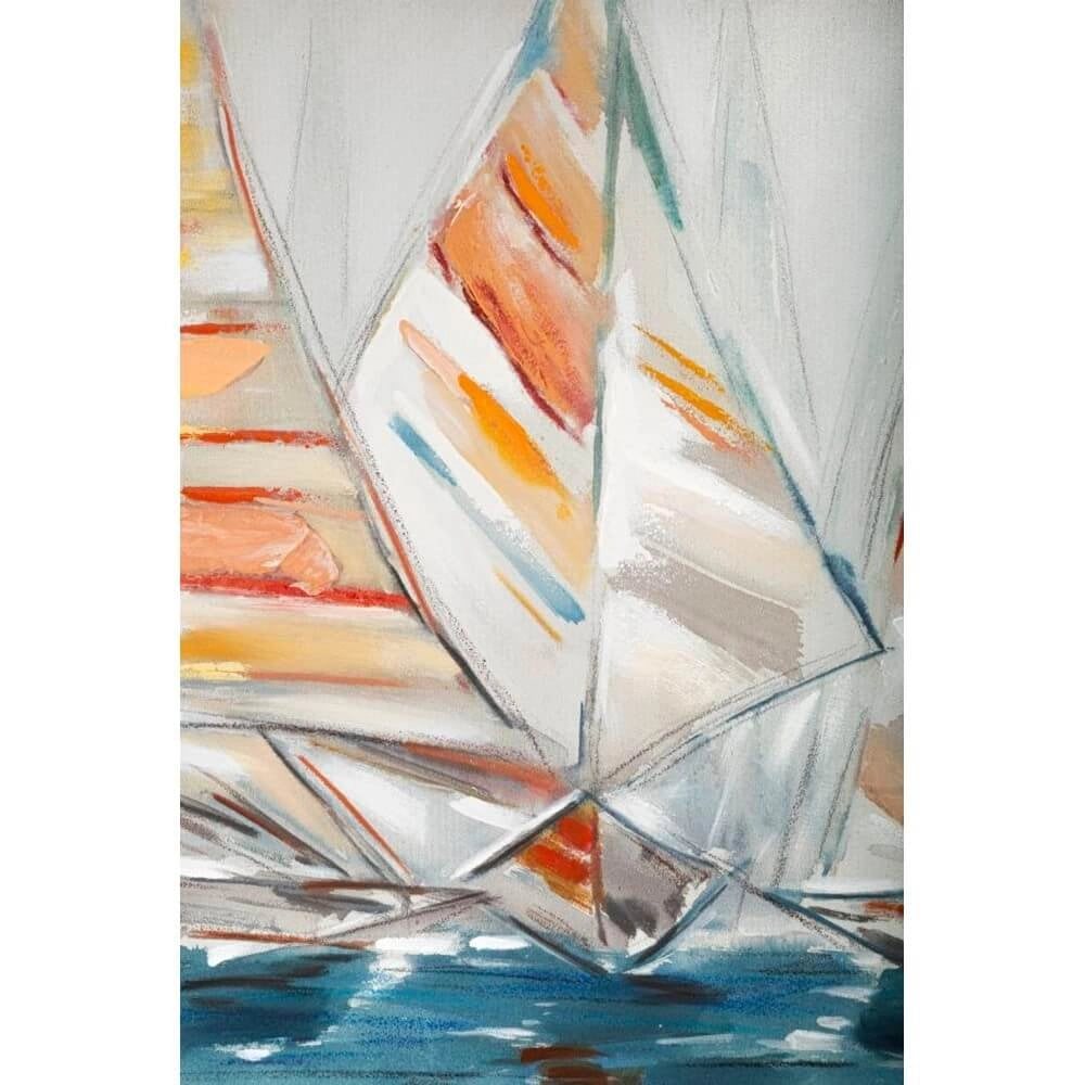 Dipinto su Tela Regata cm 140X70 - REGATA