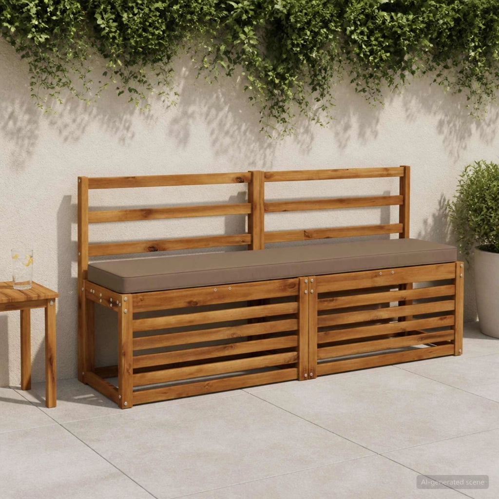 Cuscini per Panchina a 2 Pezzi VUGHT 2 pcs 100% Poliestere 950767