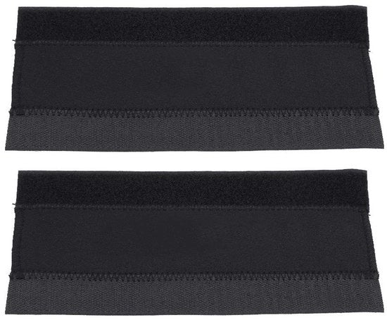 Protezione catena - 2 pezzi - Protezione leggera per bicicletta - Neoprene/Nylon - Progettazione con cinturino - Protezione contro buchi e graffi - Protezione per telaio bicicletta