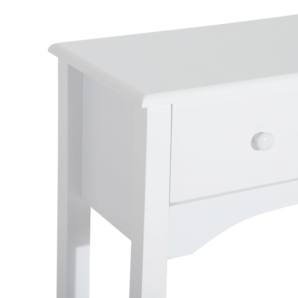 Consolle con 3 cassetti ¨C zephmum ¨C Bianco 100x32x85 cm
