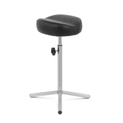 Bracciolo per tatuaggi regolabile in altezza 47 x 47 x 50-60 cm acciaio inox compensato in PVC schiuma sintetica nero 14_0009842