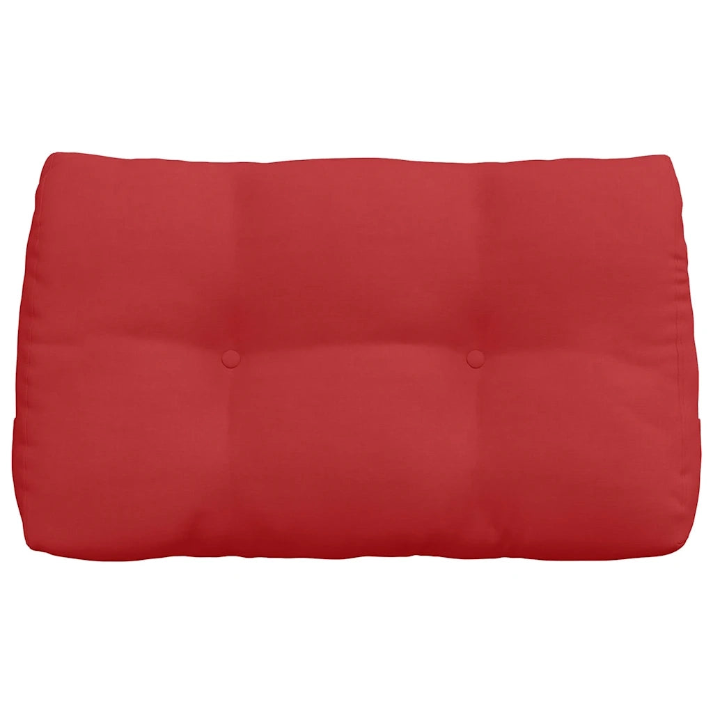 Cuscino per Schiena Rosso 80 x 24 x 50 cm Tessuto