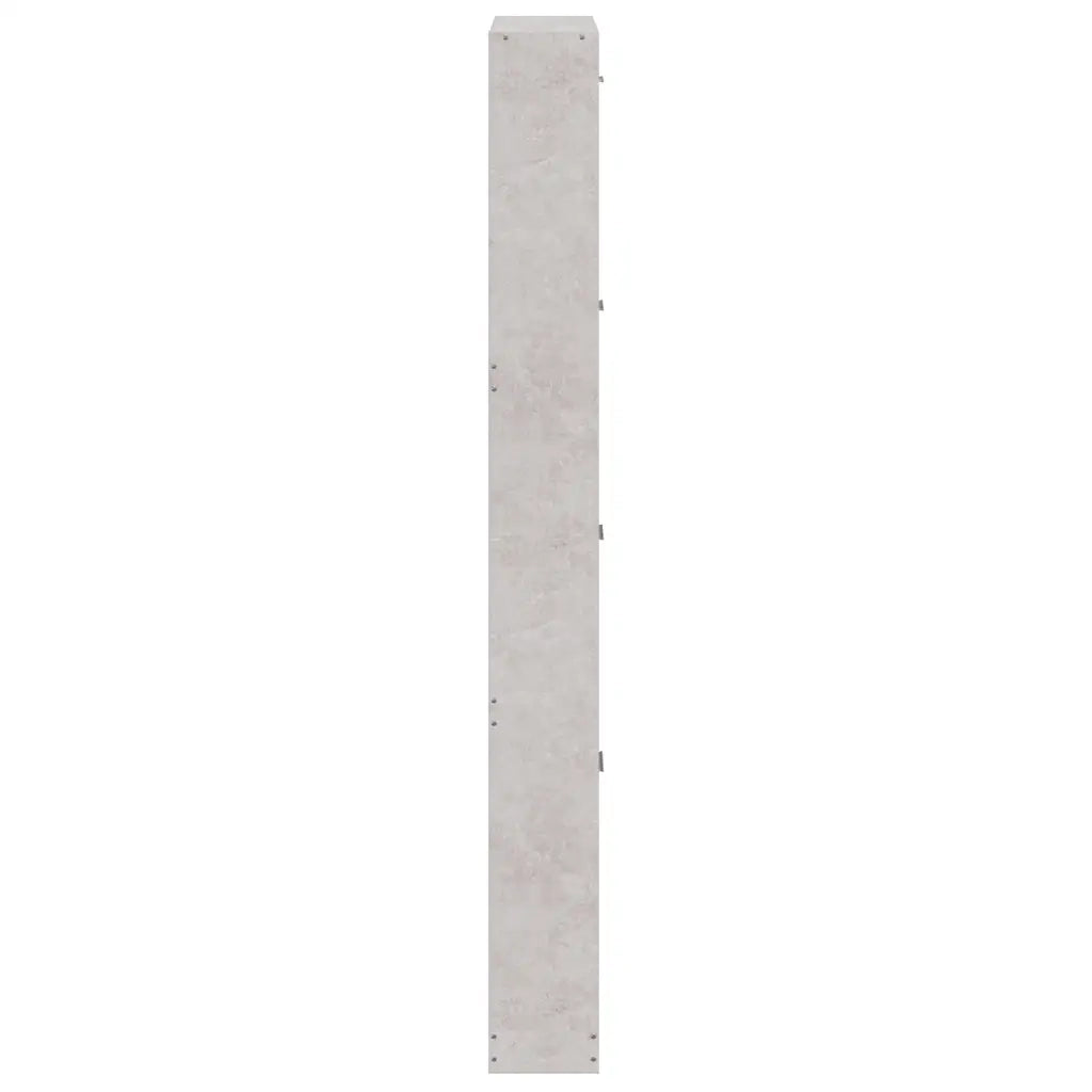 vidaXL Scarpiera Grigio Cemento 59x17x150 cm in Legno Multistrato