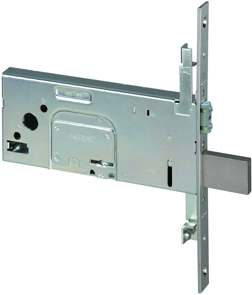 Cisa SERRATURA ALLUMINIO INF. FASCE D/M 4M+S C/RULLO TRIP. Art. 57365  E.90 Ambidestra F.22