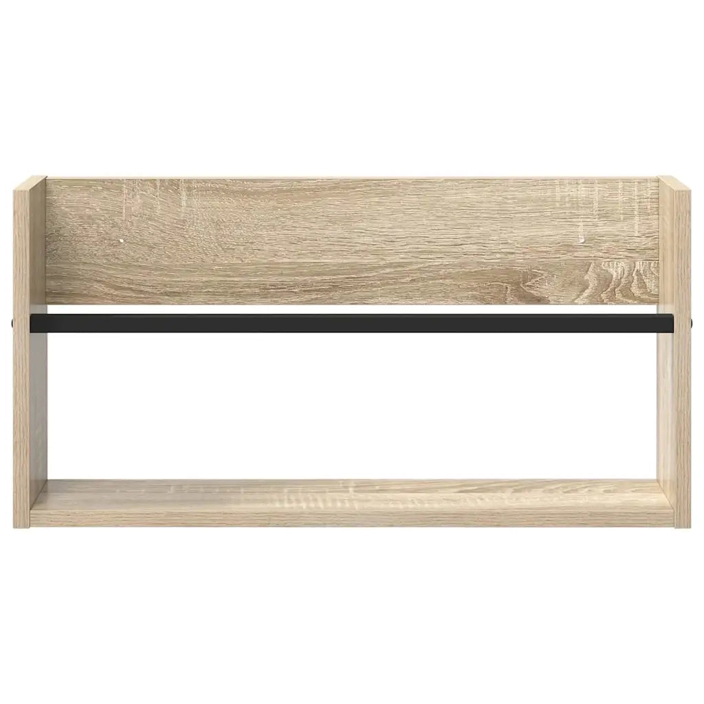 Scaffale per riviste Rovere Sonoma 60 x 12 x 30 cm CFW2272879